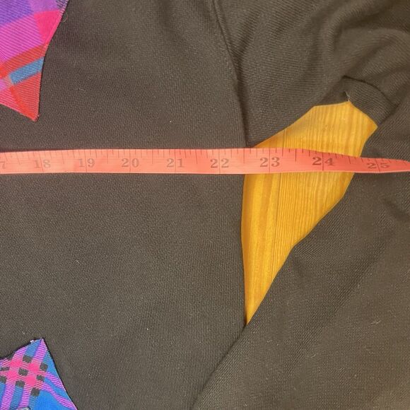 Vintage Carole Little Novelty Tunic Top Dress Size M Patchwork Multi Pockets EUC - Picture 16 of 16